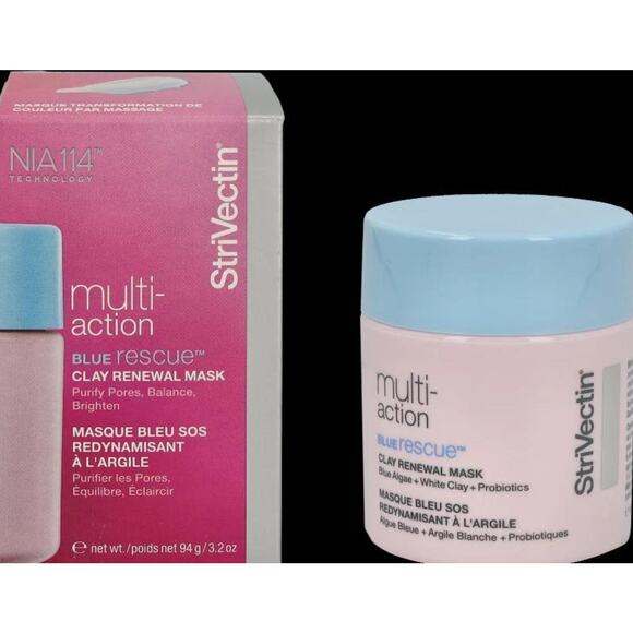 NIB StriVectin Blue Rescue Renewal Face Mask Treatment - 3.2 oz - Picture 1 of 6